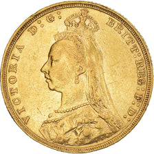 Monnaie, Grande-Bretagne, Victoria, Sovereign, 1892, Souverain, TTB, Or, KM:767