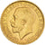 Coin, Great Britain, George V, Sovereign, 1918, Souverain, MS(60-62), Gold