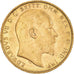 Moneta, Gran Bretagna, Edward VII, Sovereign, 1908, Souverain, SPL-, Oro, KM:805