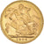 Moneda, Gran Bretaña, Edward VII, Sovereign, 1908, Souverain, EBC, Oro, KM:805