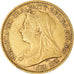 Moneta, Gran Bretagna, Victoria, 1/2 Sovereign, 1894, BB, Oro, KM:784