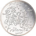 France, 10 Euro, Fraternité Automne Sempé, 2014, Paris, MS(64), Silver