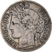 Moneda, Francia, Cérès, 5 Francs, 1849, Strasbourg, BC+, Plata, KM:761.2