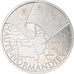 Francja, 10 Euro, Haute Normandie, 2010, MS(63), Srebro