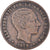 Moneda, España, Alfonso XII, 10 Centimos, 1879, Barcelona, BC+, Bronce, KM:675
