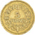 Coin, France, Lavrillier, 5 Francs, 1945, Castelsarrasin, VF(30-35)