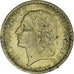 Moneda, Francia, Lavrillier, 5 Francs, 1938, BC+, Aluminio - bronce, KM:888a.1