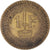 Munten, Monaco, Louis II, Franc, 1924, Poissy, ZF, Aluminum-Bronze, KM:111