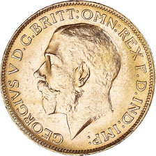 Moneta, Gran Bretagna, George V, Souverain, Sovereign, 1923, BB+, Oro, KM:A22