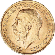 Coin, Great Britain, George V, Souverain, Sovereign, 1913, AU(55-58), Gold