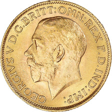 Moneta, Wielka Brytania, George V, Souverain, Sovereign, 1913, AU(55-58)