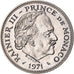 Coin, Monaco, Rainier III, 5 Francs, 1971, MS(64), Copper-nickel, KM:150