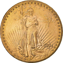 Munten, Verenigde Staten, Saint-Gaudens, $20, Double Eagle, 1911, Denver, PR