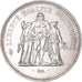 Munten, Frankrijk, Hercule, 50 Francs, 1975, Paris, UNC-, Zilver, KM:941.1