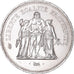 Münze, Frankreich, Hercule, 50 Francs, 1978, Paris, VZ+, Silber, KM:941.1