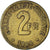 Moneta, Francja, France Libre, 2 Francs, 1944, Philadelphia, F(12-15), Mosiądz
