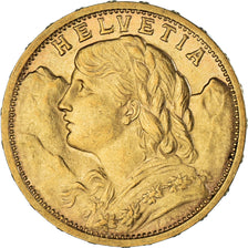 Münze, Schweiz, 20 Francs, 1905, Bern, SS+, Gold, KM:35.1