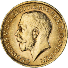 Moeda, Grã-Bretanha, George V, Souverain, Sovereign, 1915, London, AU(55-58)