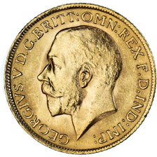 Moneda, Gran Bretaña, George V, Souverain, Sovereign, 1915, London, EBC, Oro