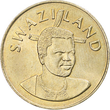 Swaziland, King Msawati III, 5 Emalangeni, 1999, British Royal Mint, Brass