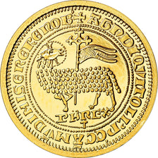 France, Medal, Reproduction, Jean II le Bon, Mouton d'Or, MS(65-70), Gold