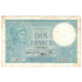 França, 10 Francs, Minerve, 1939, X.73310, EF(40-45), Fayette:7.9, KM:84