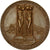 Egipt, Medal, Visite du Roi Fuad en Italie, Undated, Mistruzzi, MS(63), Bronze
