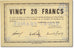 Geldschein, Frankreich, 20 Francs, 1940, UNZ