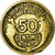 Munten, Frankrijk, Morlon, 50 Centimes, 1947, ZG+, Aluminium, Gadoury:423b