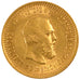 Russia, Alexander III, 5 Roubles, 1889, St. Petersburg, BB, Oro, KM:42