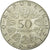Monnaie, Autriche, 50 Schilling, 1970, SUP+, Argent, KM:2908