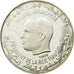 Moneda, Túnez, Dinar, 1969, Franklin Center, PA, EBC+, Plata, KM:296