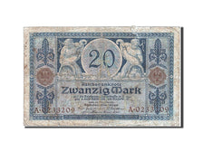 Billete, 20 Mark, 1915, Alemania, 1915-11-04, RC