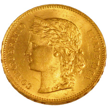 Svizzera, 20 Francs, 1896, Bern, SPL-, Oro, KM:31.3