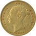 Gran Bretagna, Victoria, 1/2 Sovereign, 1885, London, BB, Oro, KM:735.1