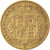 GREAT BRITAIN, 1/2 Sovereign, 1866, London, KM #735.2, AU(50-53), Gold, 3.97