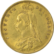 Gran Bretagna, Victoria, 1/2 Sovereign, 1887, London, SPL-, Oro, KM:766