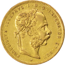 Austria, Franz Joseph I, 8 Florins-20 Francs, 1877, BB+, Oro, KM:2269