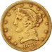 Stati Uniti, Coronet Head, $5, Half Eagle, 1886, U.S. Mint, Philadelphia, BB,...