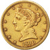 Stati Uniti, Coronet Head, $5, Half Eagle, 1900, U.S. Mint, San Francisco, BB...