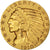 Stati Uniti, Indian Head, $5, Half Eagle, 1910, U.S. Mint, Denver, BB, Oro, K...