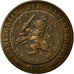 Munten, Nederland, William III, 2-1/2 Cent, 1883, ZF, Bronze, KM:108.1
