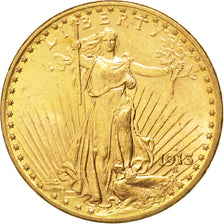 UNITED STATES, Saint-Gaudens, $20, Double Eagle, 1913, U.S. Mint, KM #131,...