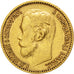 Russia, Nicholas II, 5 Roubles, 1898, St. Petersburg, BB, Oro, KM:62