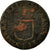 Moneda, Francia, Louis XVI, 1/2 Sol ou 1/2 sou, 1/2 Sol, 1785, Rouen, BC+