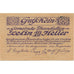 Biljet, Oostenrijk, Thanstetten, 10 Heller, Blason 1920-12-31, SPL Mehl:FS 1068a