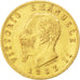 ITALY, 20 Lire, 1863, Torino, KM #10.1, AU(50-53), Gold, 6.45