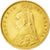 Gran Bretagna, Victoria, 1/2 Sovereign, 1887, London, BB, Oro, KM:766