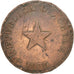 CHILE, Centavo, 1835, KM #115, EF(40-45), Copper, 30, 18.49