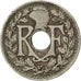 Moneta, Francja, Lindauer, 5 Centimes, 1922, Poissy, EF(40-45), Miedź-Nikiel